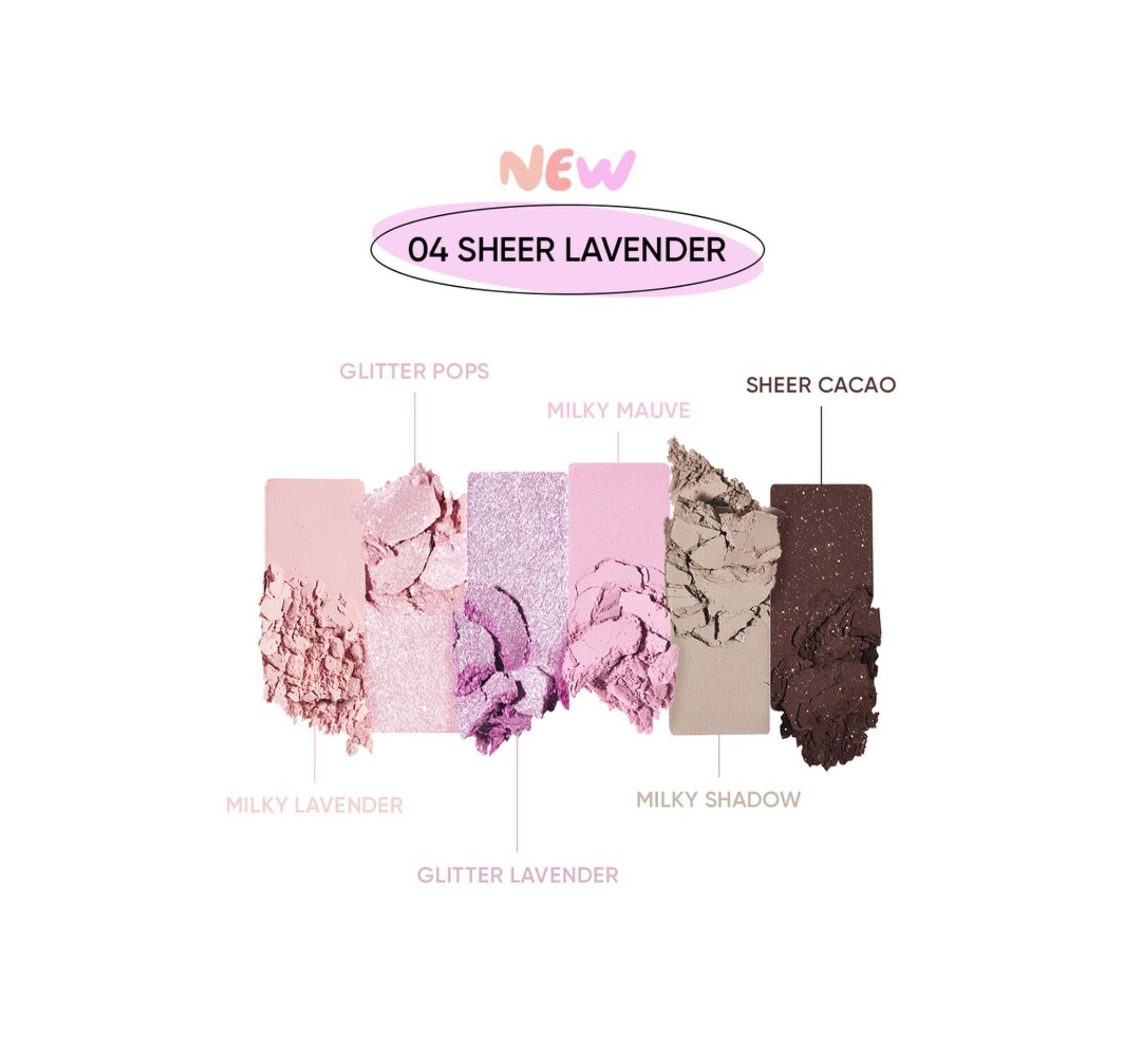 Eye Vegan Sheer Palette - 4 Colors