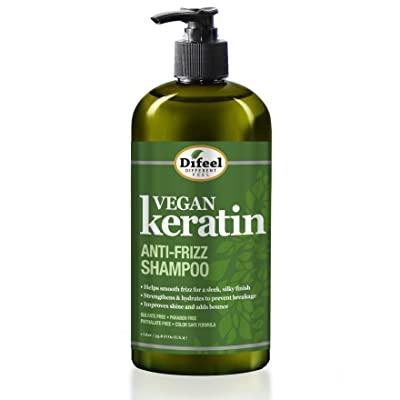 Difeel Vegan Keratin Anti-Frizz, Improves Shine & Adds Bounce 33 fl oz