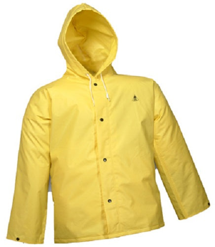Tingley J56107-3XL DuraScrim™ Jacket with Attached Hood, XXXL, Yellow