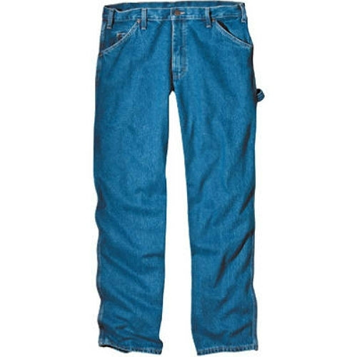 Dickies 1993SNB3834 Relaxed Fit Carpenter Jeans, 38" x 34", SW Indigo Blue