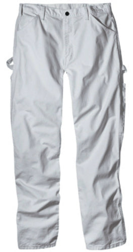Dickies 1953WH3032 Men's Relaxed Fit Painter's Pants, 30" x 32", White
