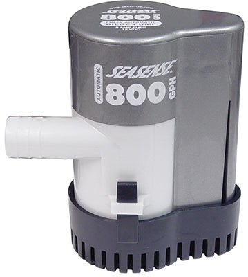 SeaSense 50010425 Fully Automatic Bilge Pump, 800 GPH