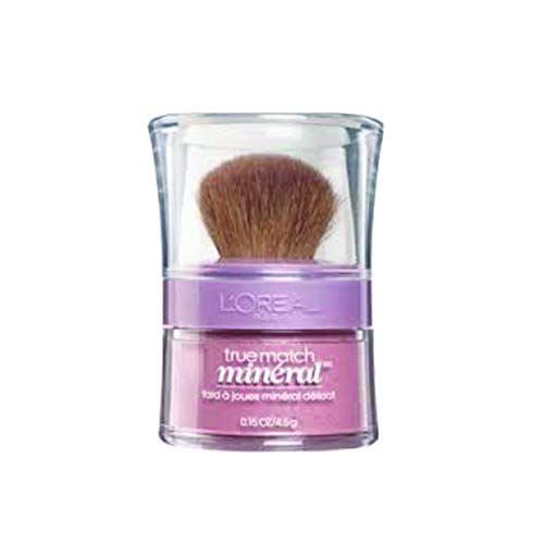 L'Oréal Paris Makeup True Match Loose Powder Natural Mineral Blush, Soft Rose, 0.15 oz.