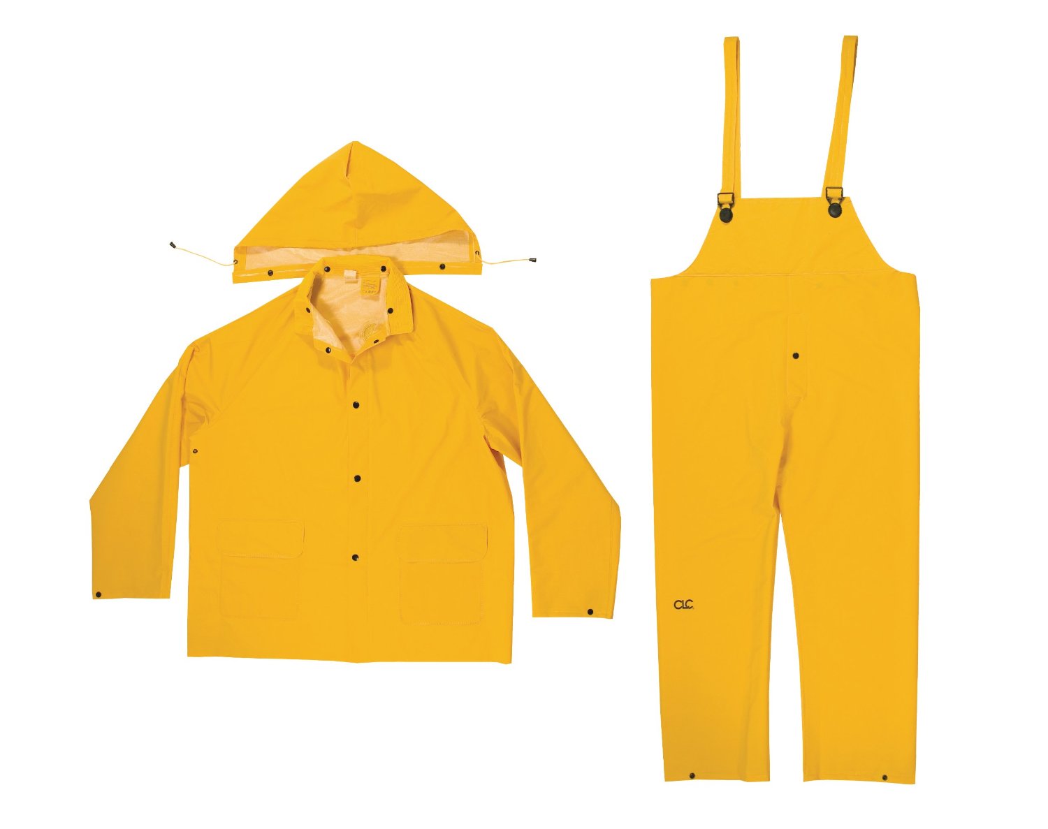 CLC R1012X 3 Piece Heavyweight PVC Rain Suit, Yellow, 2XL