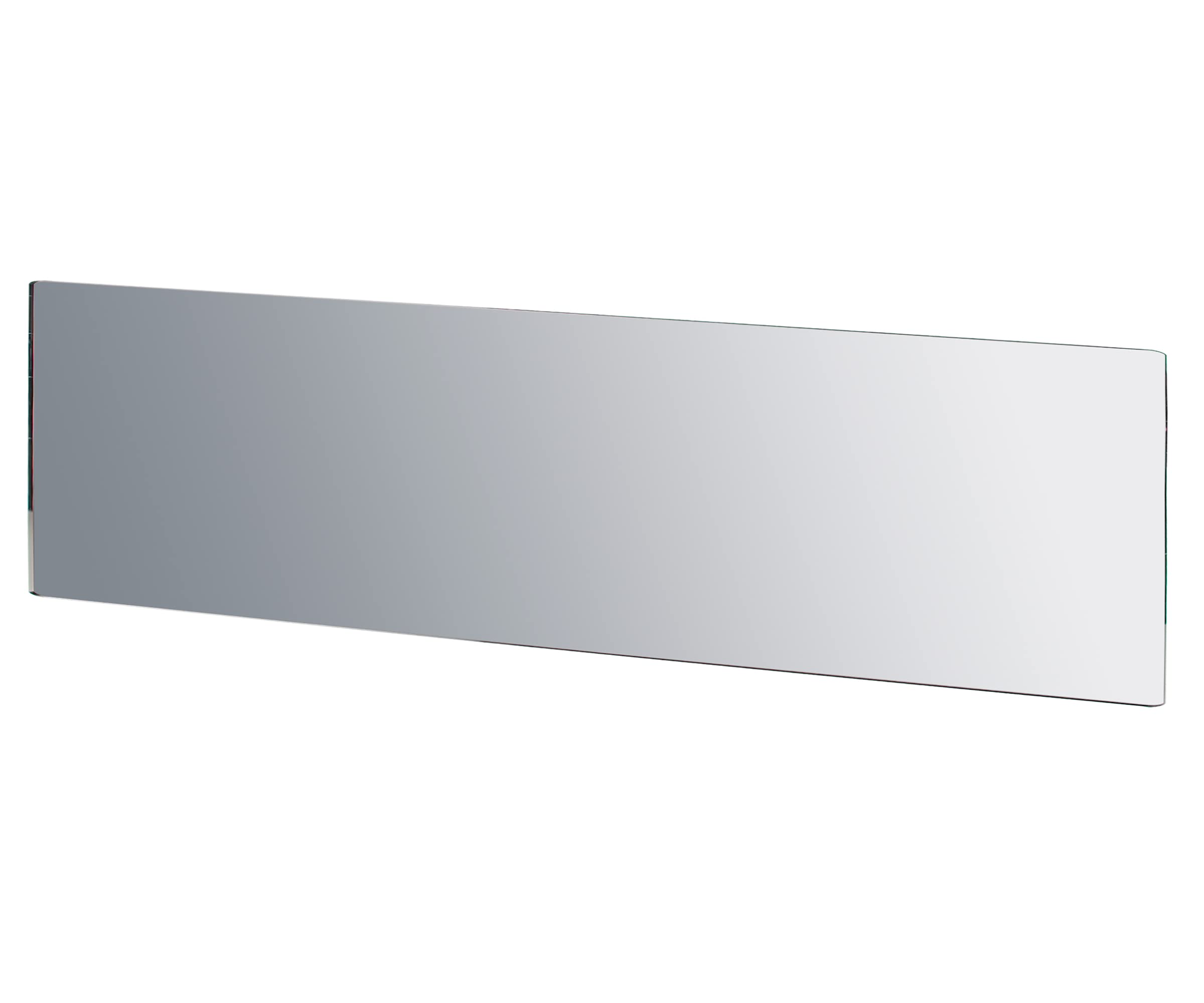 Marketing Holders Acrylic Mirror Sheet 12" x 36" Lucite Rectangular Decorative Tile Glass Replacement Reflective Plate for Gyms Yoga Dance Studios and Retail Stores Horizontal Vertical