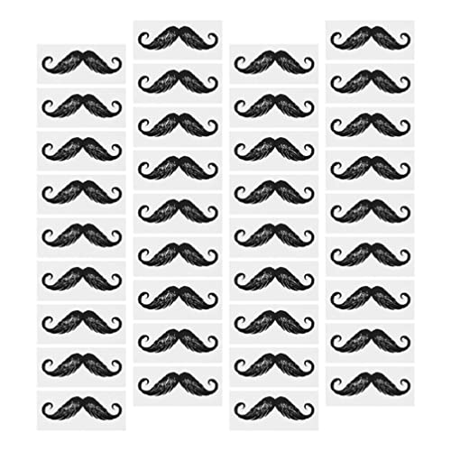 Healeved Nose Wax Kit 50pcs Nose Hair Removal Waxing Mustache Protectors Mustache Guard Sticker for Men