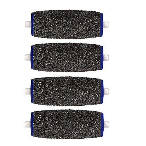 Extra Coarse Pedicure Refill Rollers Compatible With Amope Pedi Perfect Electronic Pedicure Foot File, 4-pack, Professional Grade Replacement Roller Heads