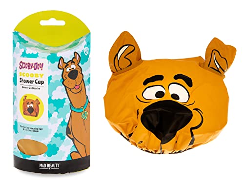 MAD BEAUTY Scooby-Doo Shower Cap, Warner Bros, Childhood Cartoons Throwback, For Delightful, Nostalgic Shower Time, Keeps Hair Dry in Bath or Shower