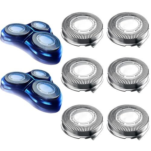 HQ8 Replacement Heads for Philips Norelco Aquatec Shavers, philips norelco 7310xl hq8 replacement blades, New Upgraded 8 Series (6 Pack)