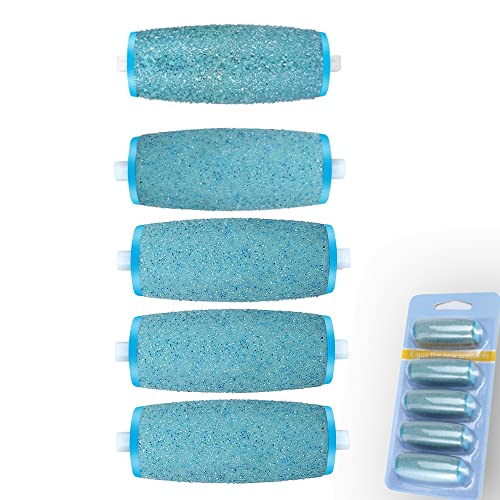 Electronic Foot File Replacements for Amope Pedi Perfect, Callus Remover Refills 1 Extra&4 Regular Contains Shell Powder…