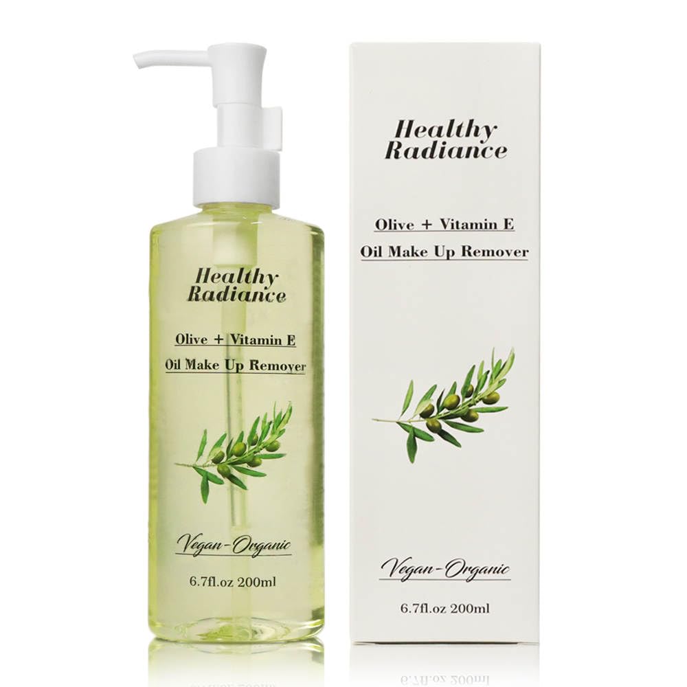 Oil Make Up Remover|100% Vegan-Organic Olive+Vitamin E Rosemary Oil Pore Control Oil Make Up Remover For Face Deep Cleansing Lightweight |Unscented For All Skin Types| Cruelty Free | 6.7 Fl Oz. 200 ml