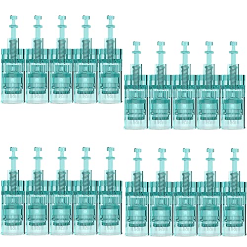 Dr.Pen Ultima A6S Round Nano Cartridges - Original DrPen Replacement Parts (Round Nano, 20 pcs)