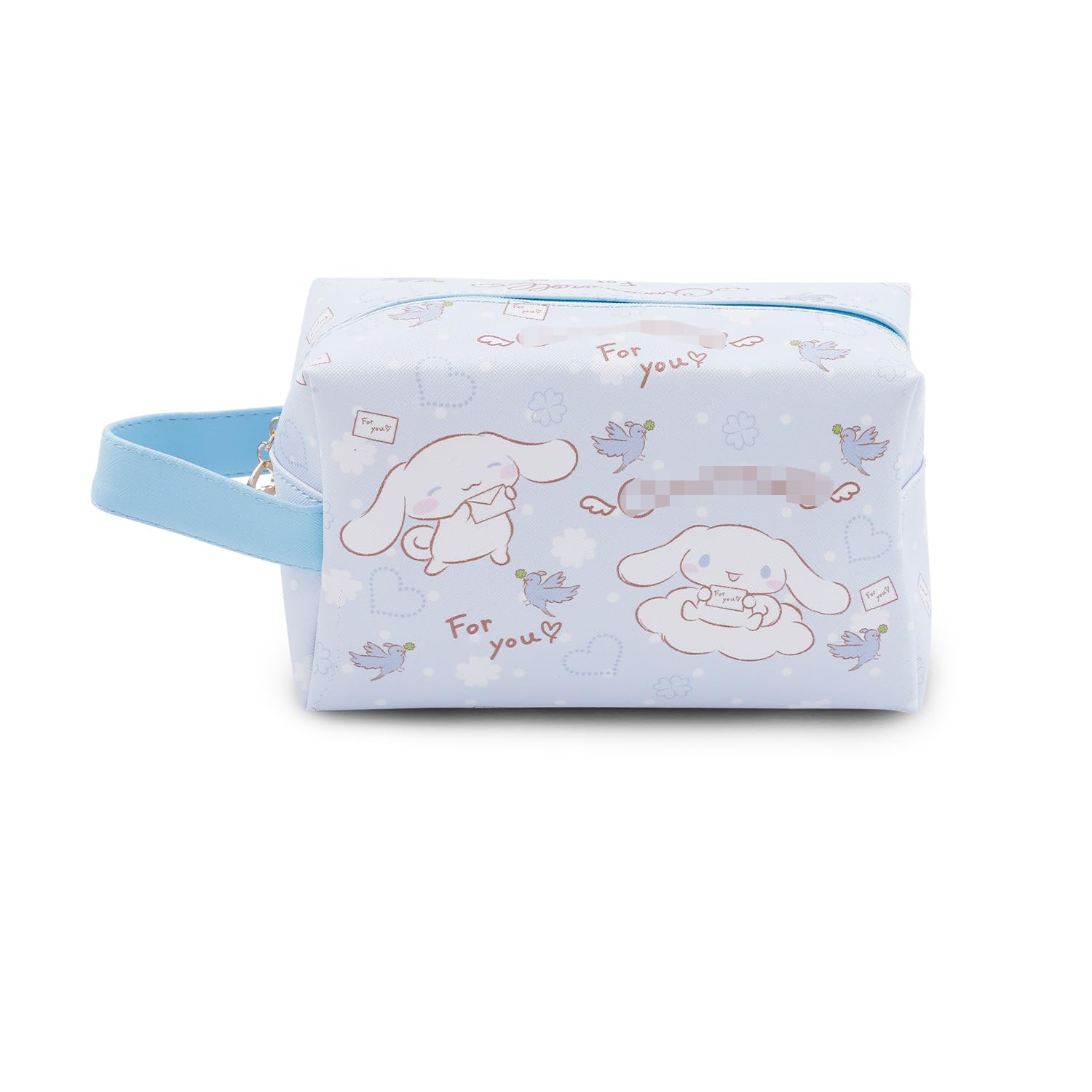 G-Ahora Cartoon Kitty Square Cosmetics Makeup Bag Anime Zipper Pouch Travel Bag Kawaii Pouch Bag Kitty Merch-1