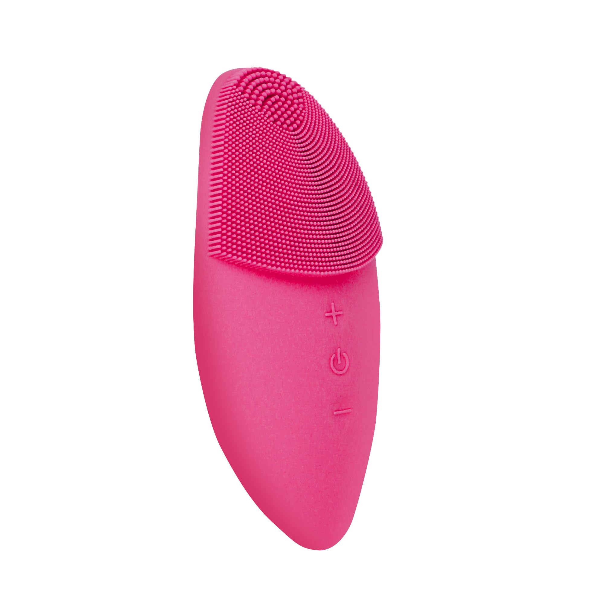 Bella Ciao Pink 12-Speed Facial Cleansing Brush | Rechargeable Eye & Face Massager for Women | Water-Resistant Silicone Face Scrubber, Face Exfoliator |Facial Cleanser, Pore Cleaner