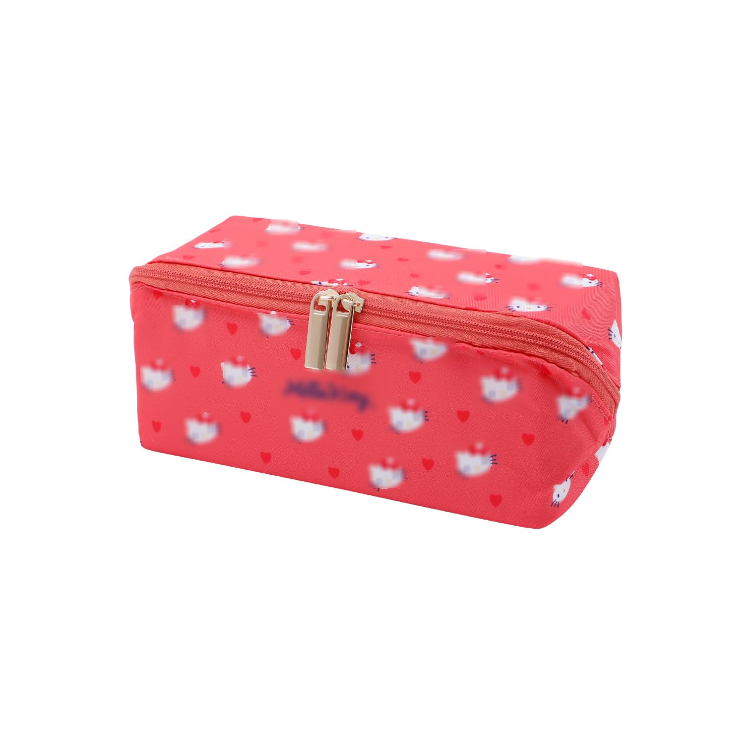 G-Ahora Cute Kitty Cat Makeup Bag Kitty Cat Cosmetic Bag Portable Travel Cosmetics Storage Case Gift for Girls Women（MUB Kitty Cat A）