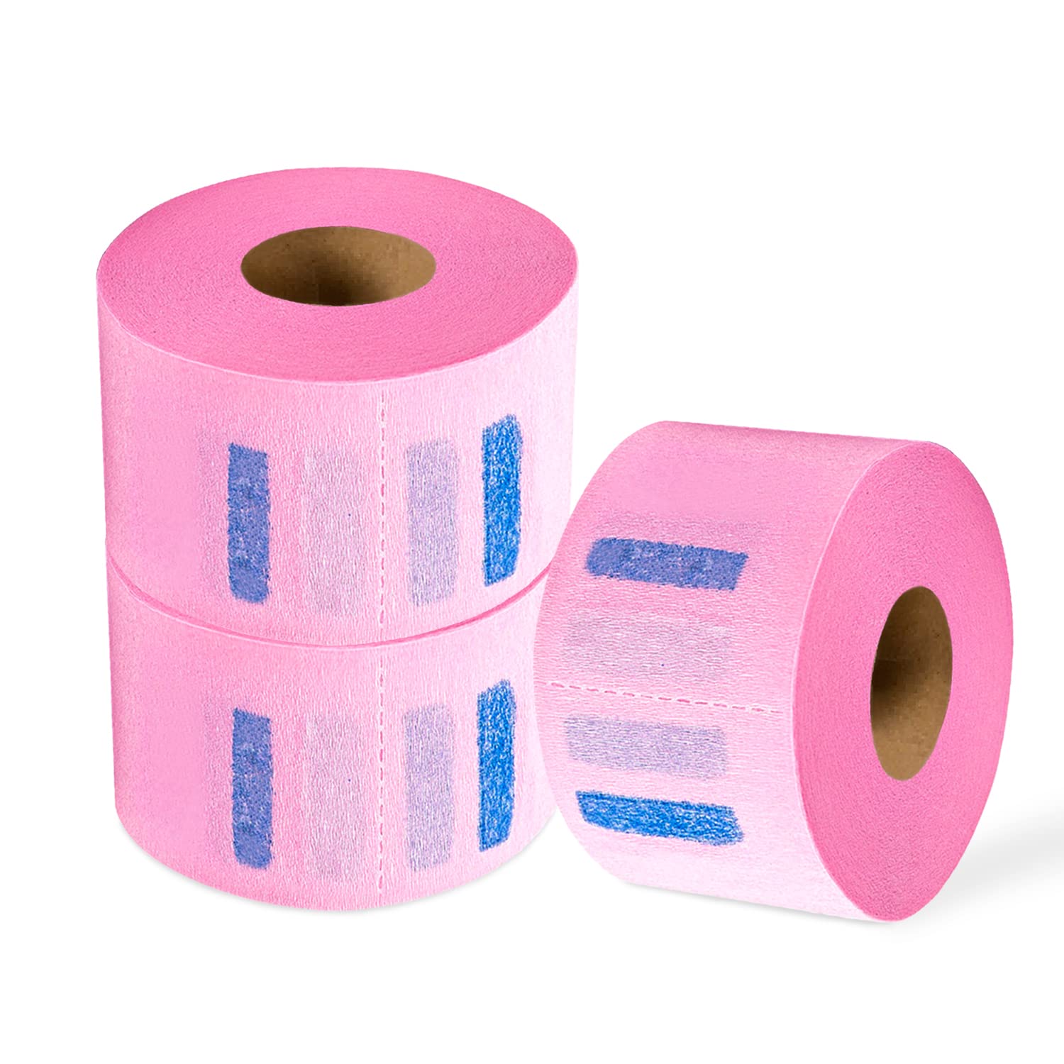 270-Count Neck Strips, Stretchy Paper Neck Band Barber Neck Paper Barber Accessories Supplies Hair Cutting Supplies for Salon Barber Shop, 2.5 x 11" (Pink)