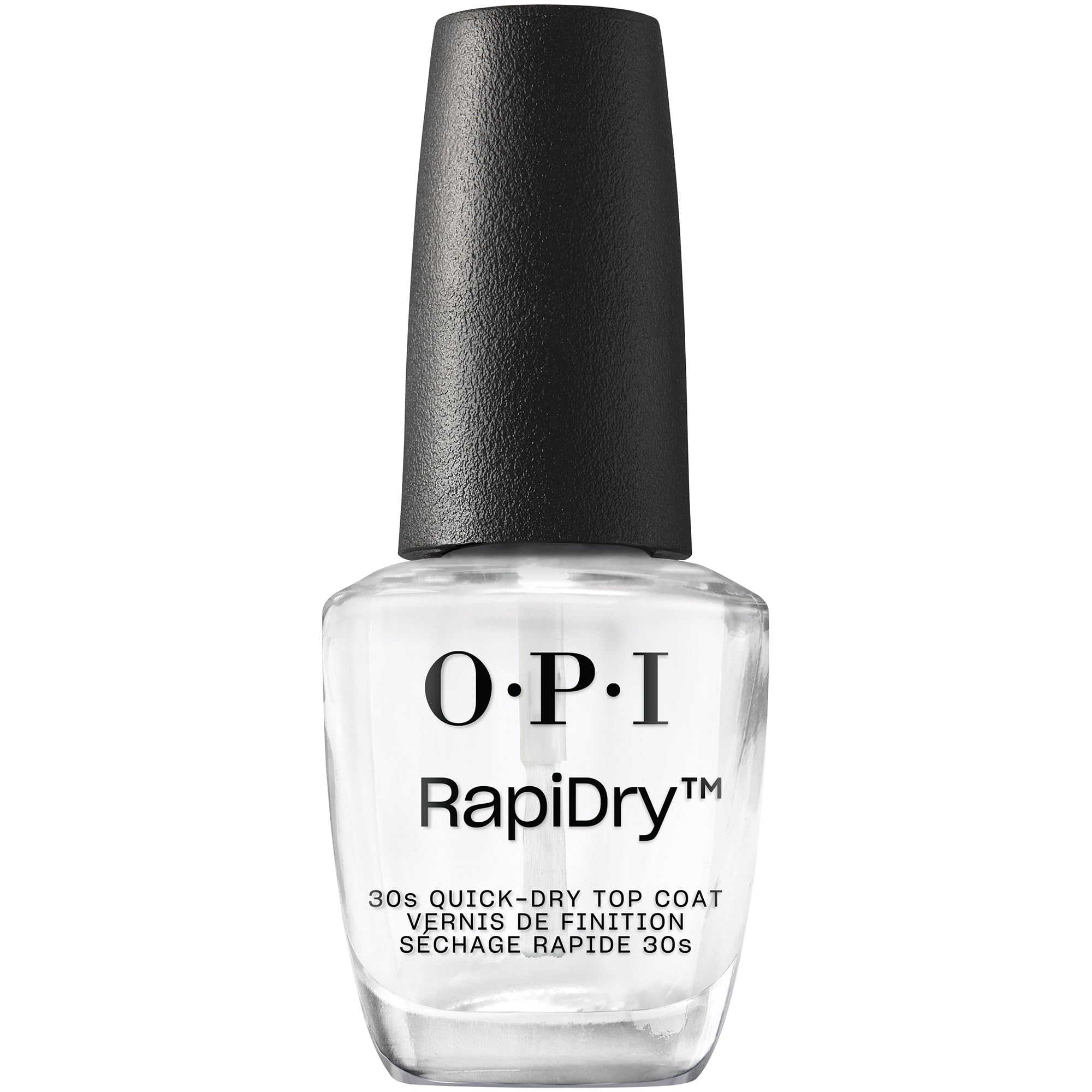 OPI RapiDry Nail Polish Drying Top Coat, High Shine & Glossy Finish, Quick Drying, Designed to Shine, Seal & Protect, 0.5 fl oz