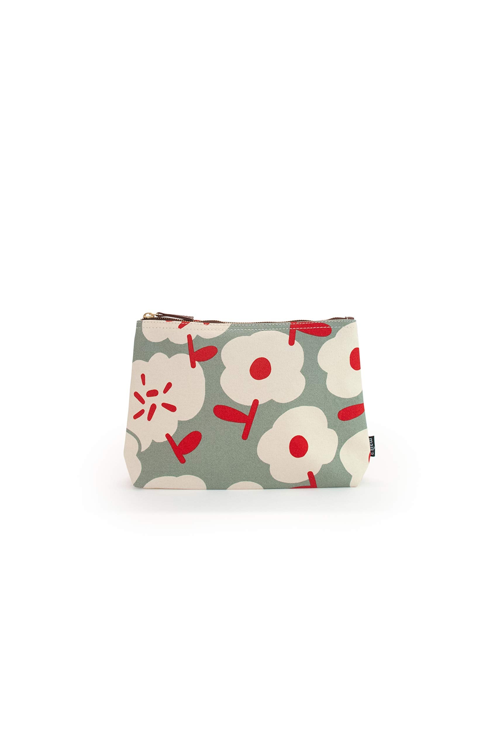 maika Recycled Canvas Large Travel Pouch, Sierra, Grey