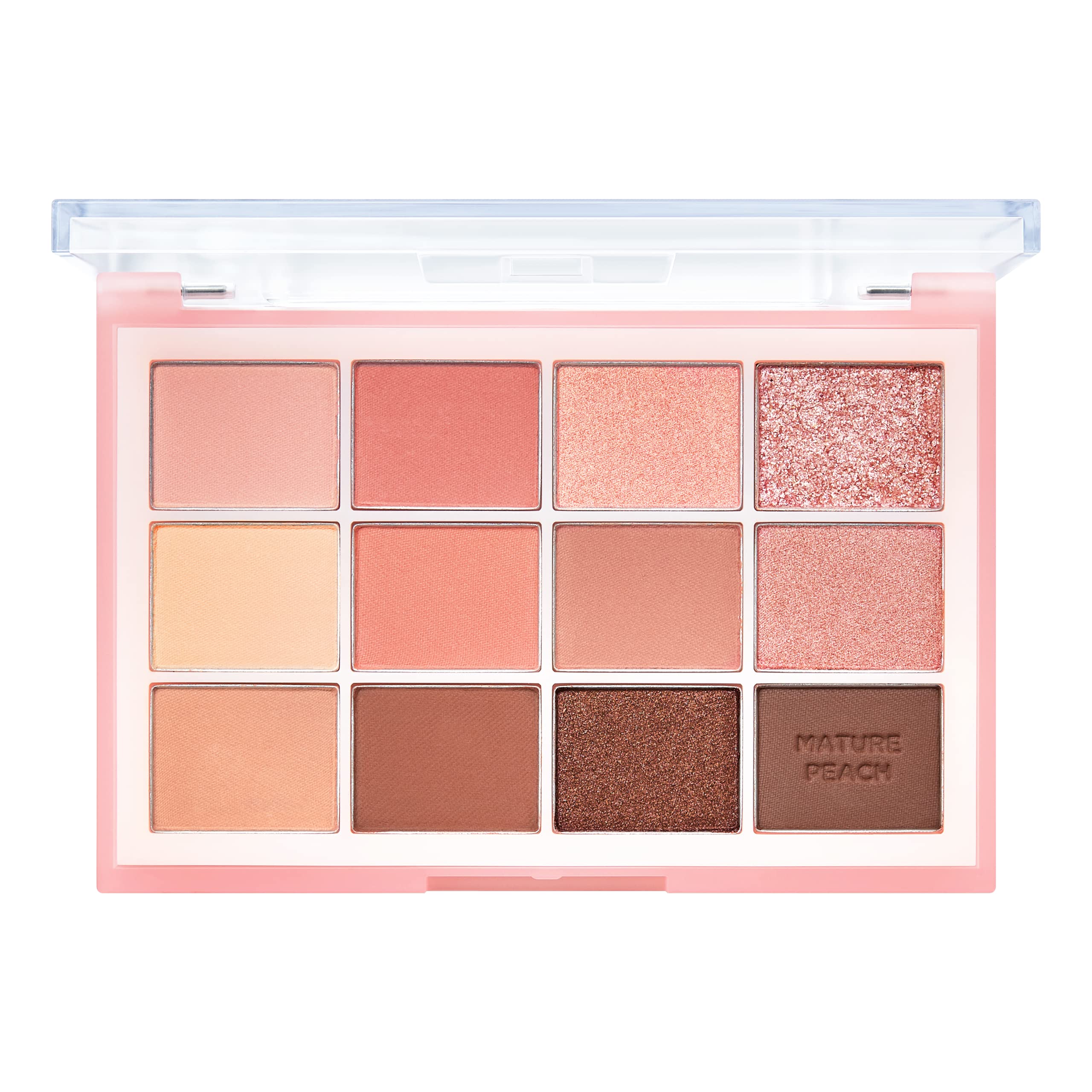 HOLIKA HOLIKA My Fave Vibe Eye Palette 01 Mature Peach | Matte Shimmer Glitter Eye Shadow 12 Shade Korea beauty Soft Texture Eye Makeup Kbeauty