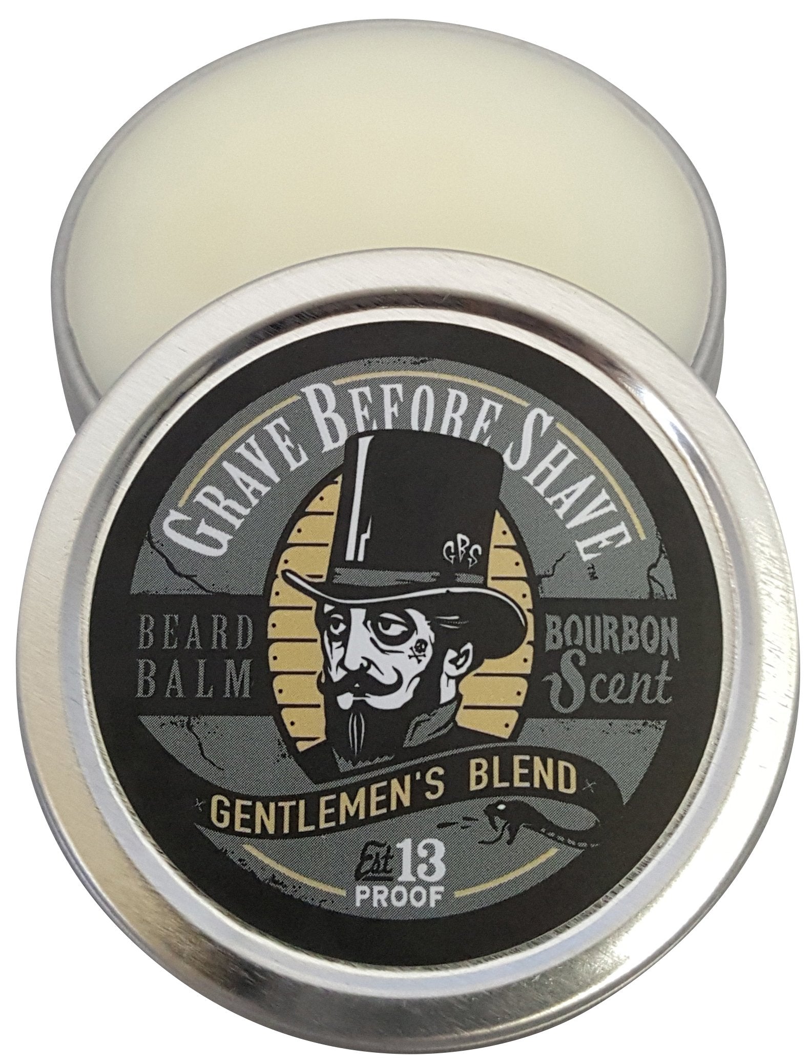 GRAVE BEFORE SHAVE Gentlemen's Blend Beard Balm (Bourbon Scent) (4 oz.)