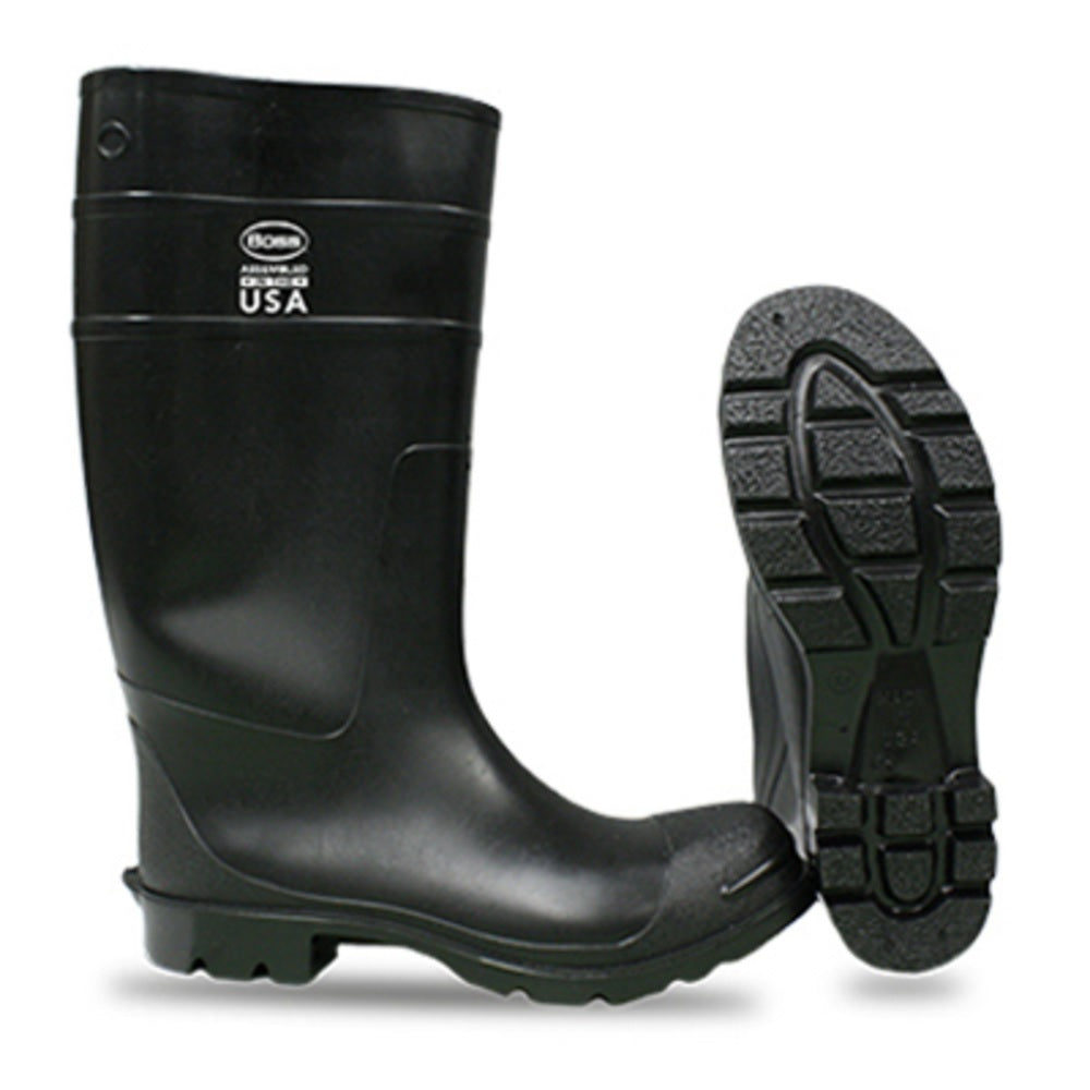 Boss 2KP396209 PVC Knee Plain Toe Boot, #9 x 16 inch
