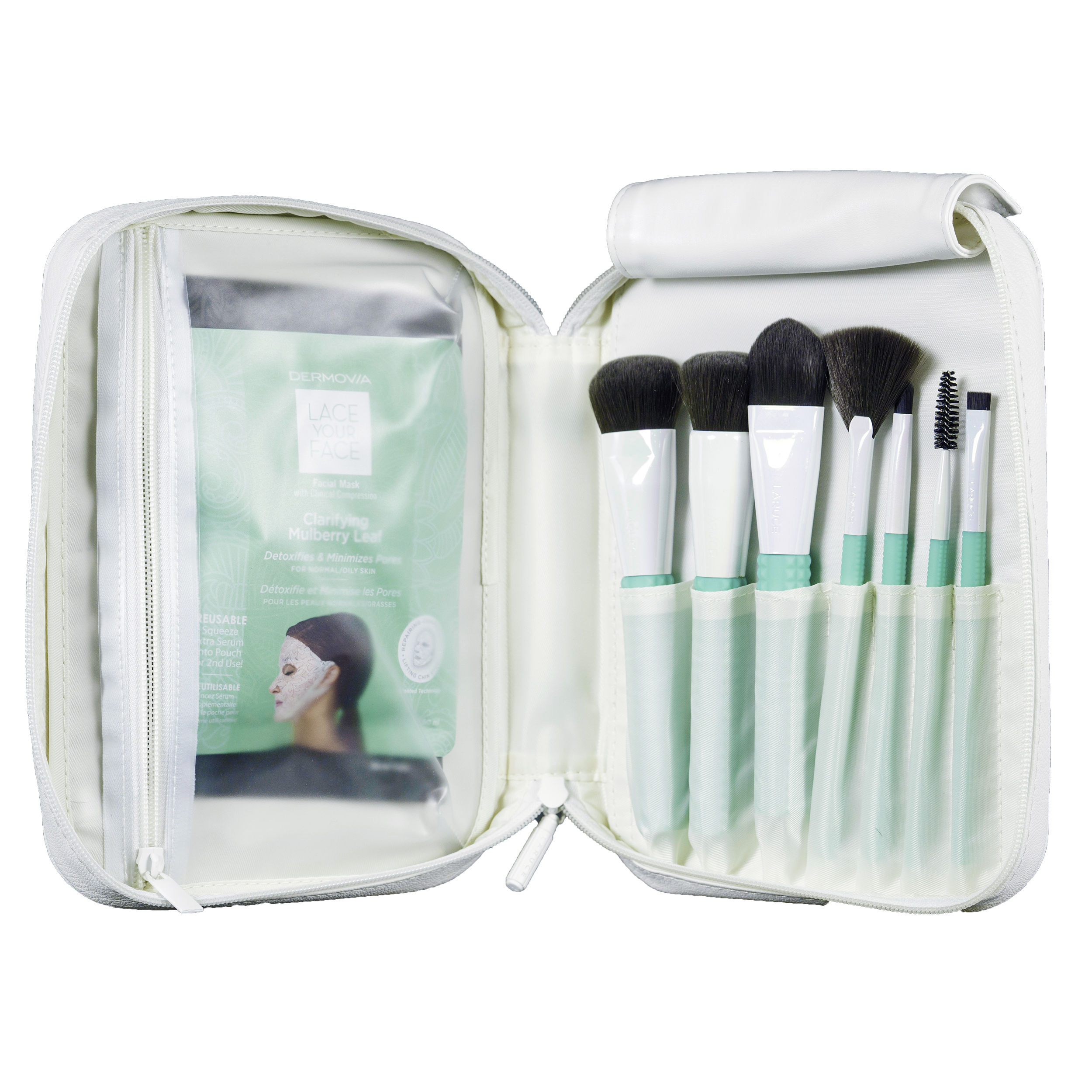 LARUCE x Dermovia Essential Facial Brush Set