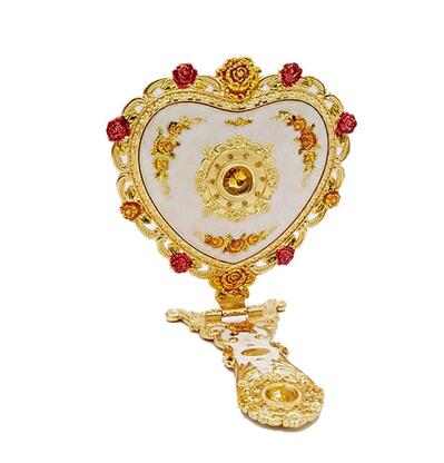 Vintage Heart Shape Hand Mirror