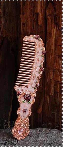 Vintage Heart Shape Hand Mirror