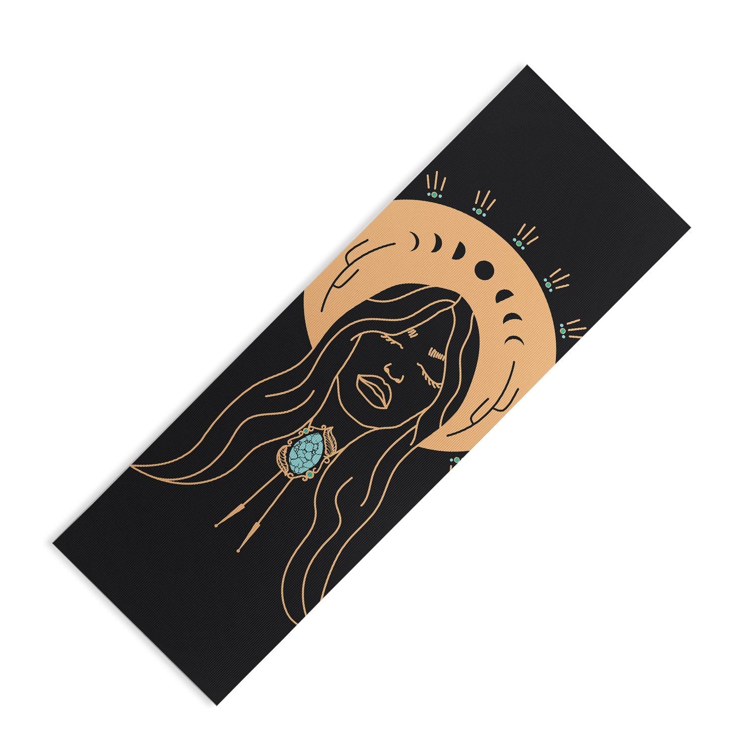 Desert Angel in Peach Grey Yoga Mat (DS) DD