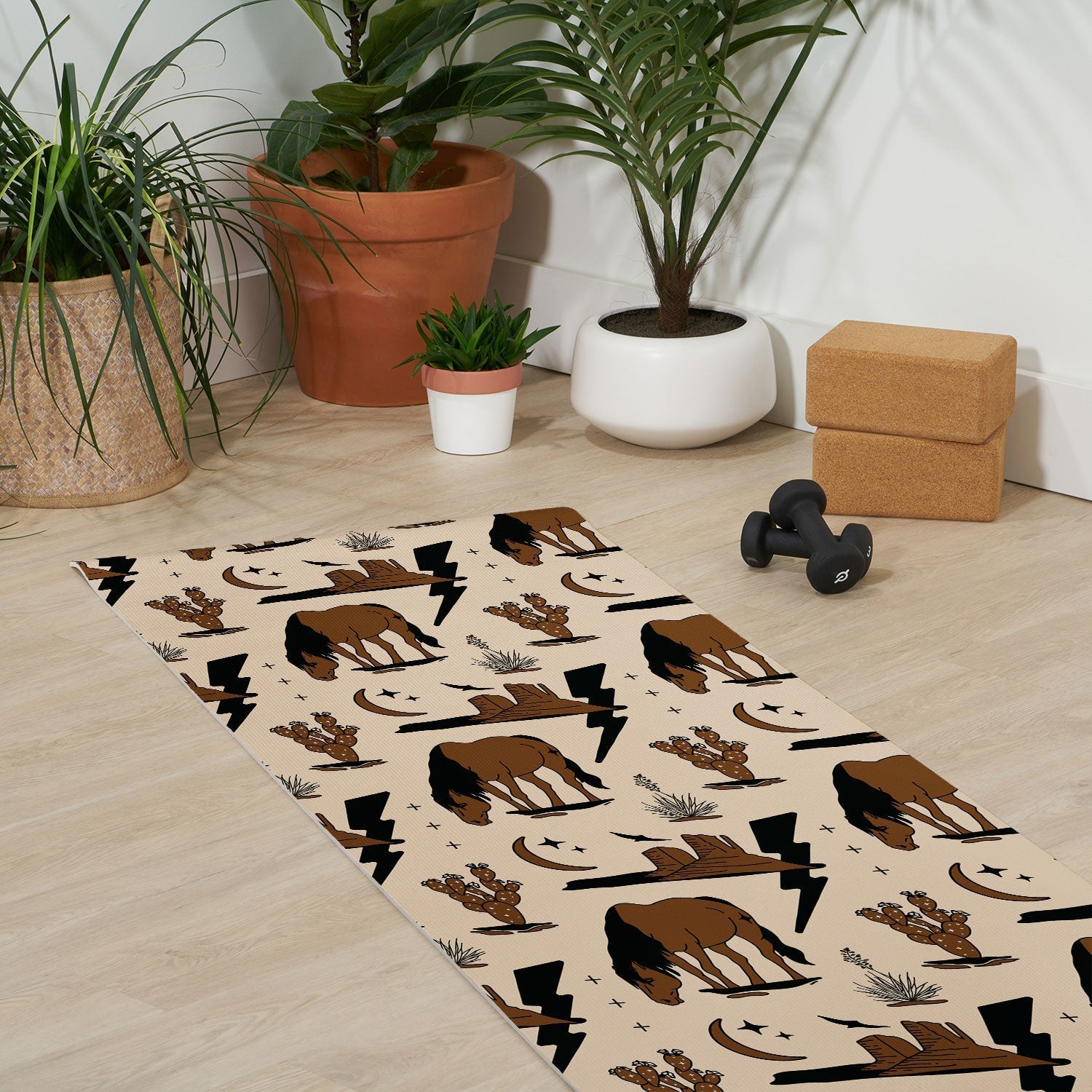 Electric Oasis Yoga Mat (DS) DD