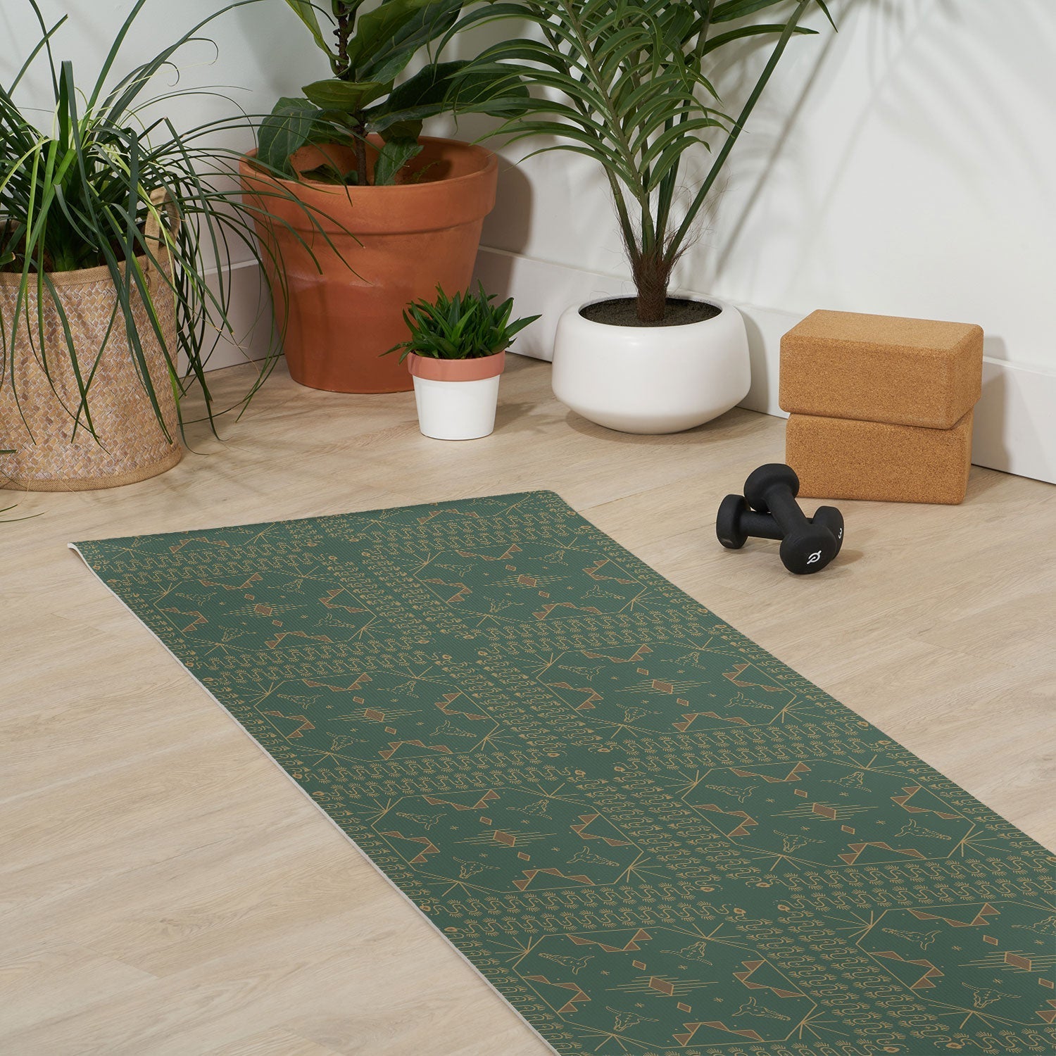 Lost Desert Green Yoga Mat (DS) DD