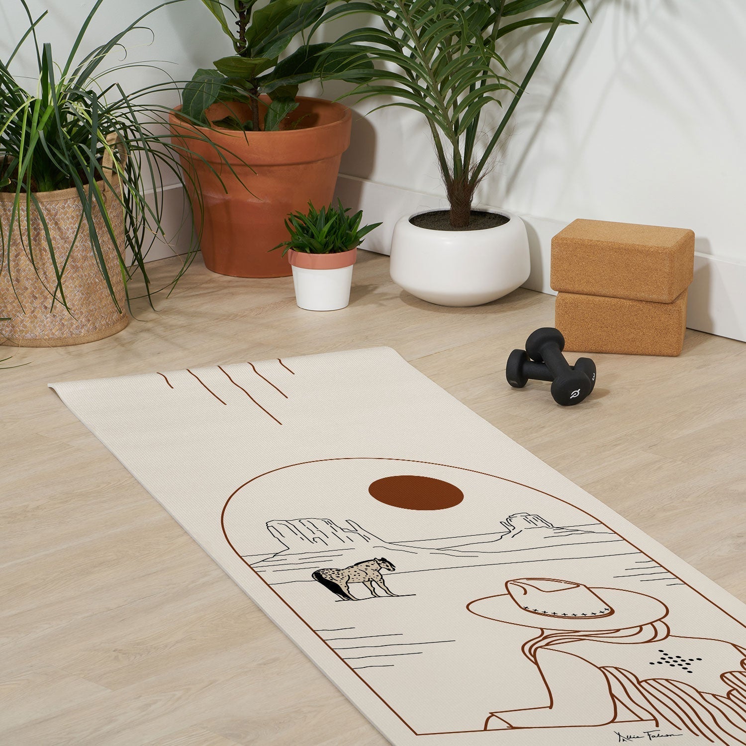Lost Pony Yoga Mat (DS) DD