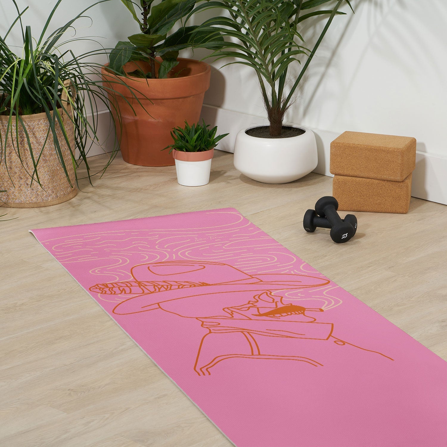 Love Or Die Tryin Yoga Mat (DS) DD