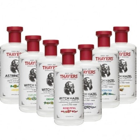 Thayers Natural Remedies Facial Toner Witch Hazel With Aloe Vera - Alcohol Free 12 fl oz