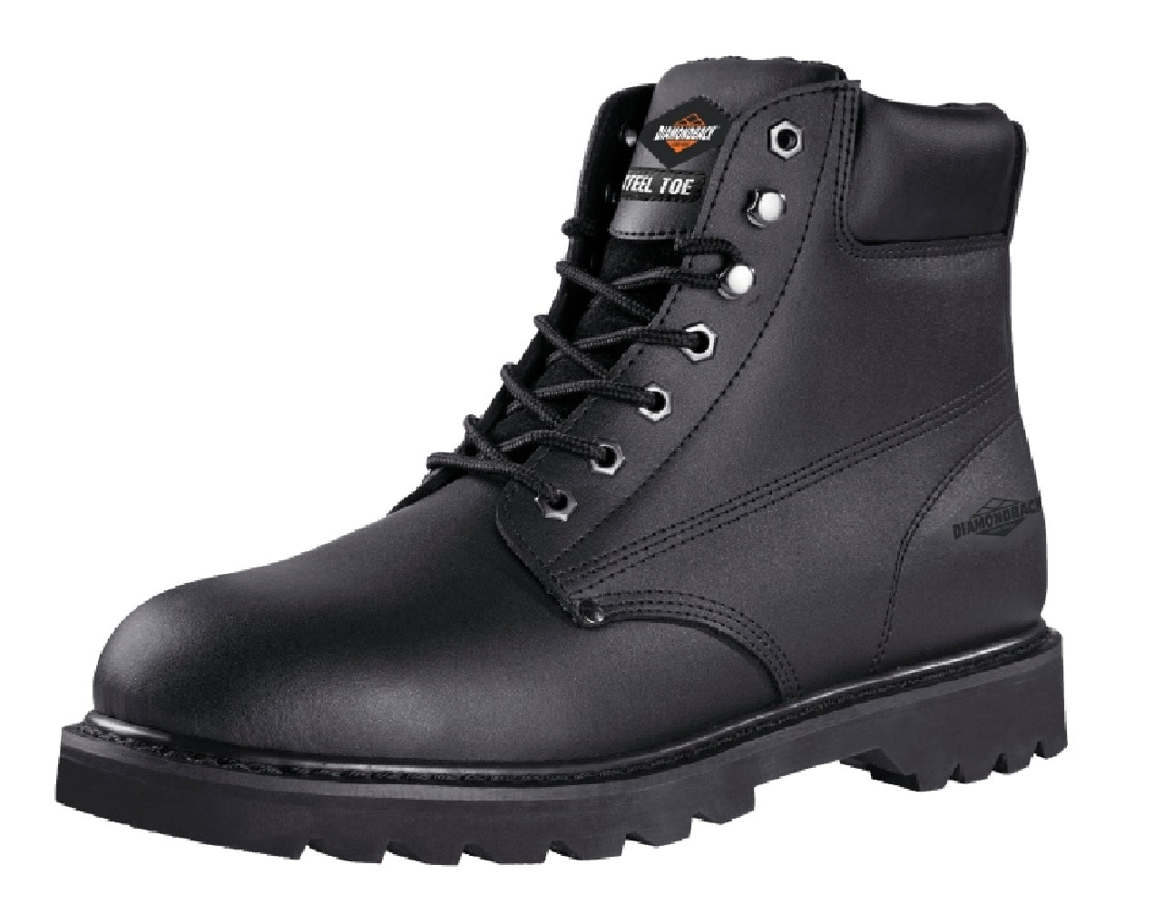 Diamondback 655SS-9 Workboot Steel Toe Action 6", Size 9