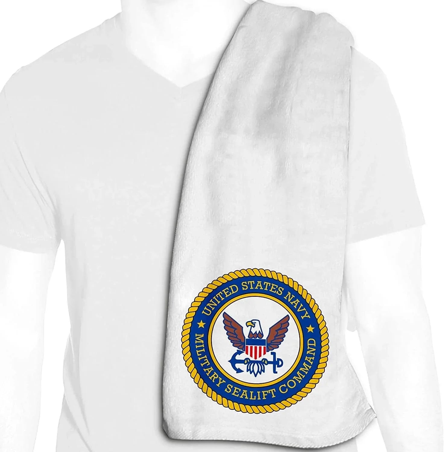 Expressitbest Microfiber Cooling Towel - 12In X 36In - US Navy Divisions - Many Options