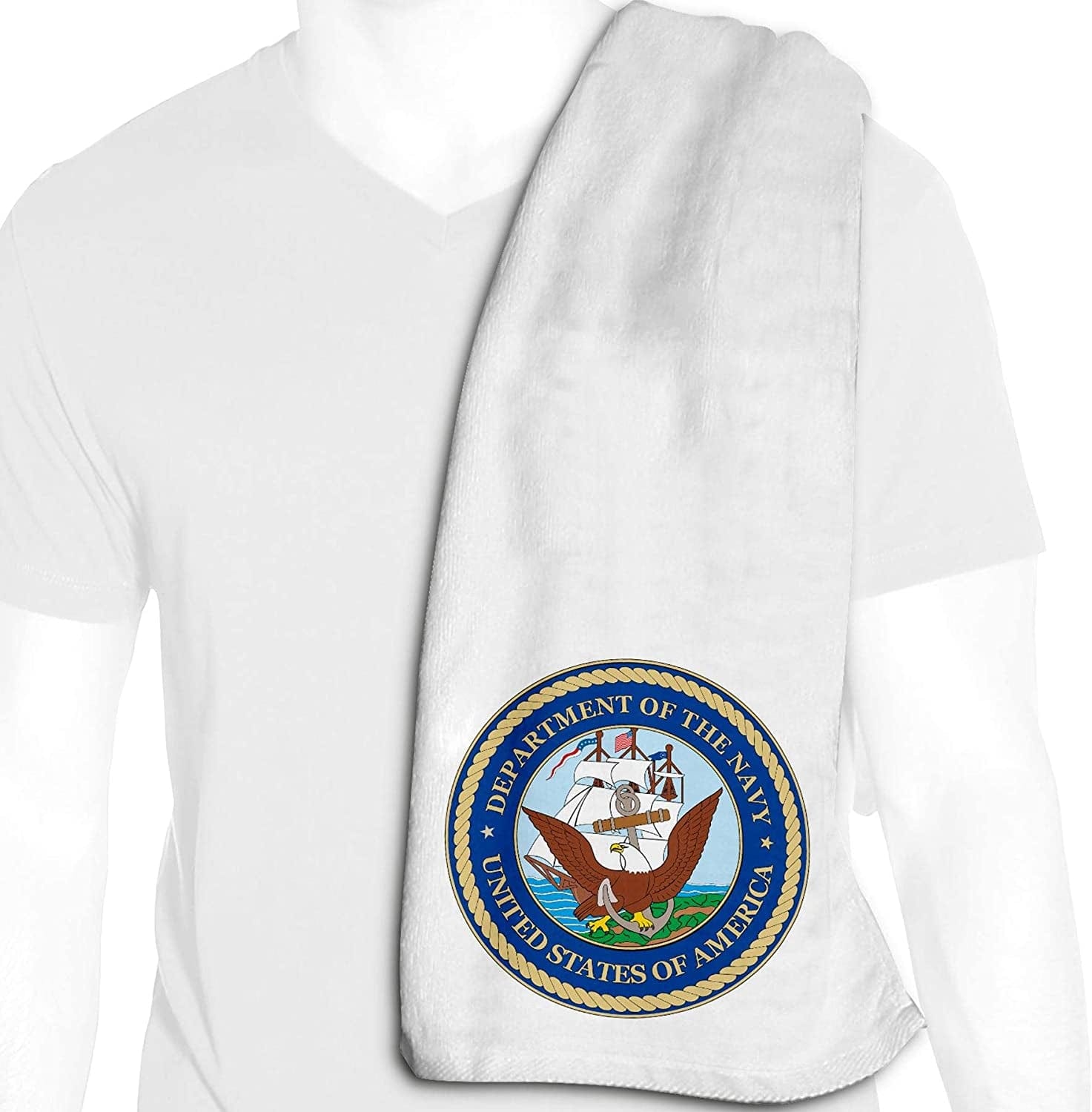 Expressitbest Microfiber Cooling Towel - 12In X 36In - US Navy Divisions - Many Options