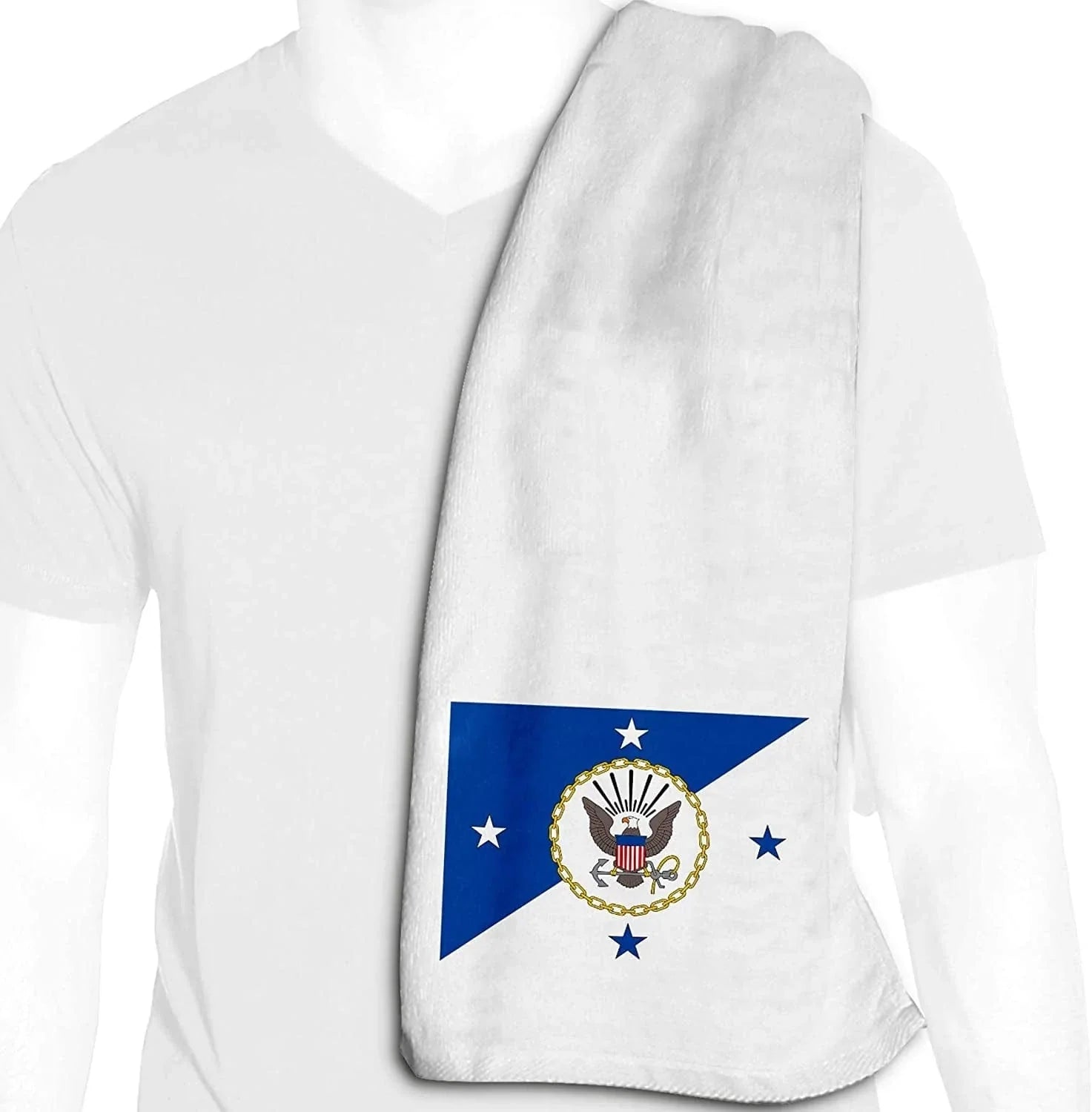 Expressitbest Microfiber Cooling Towel - 12In X 36In - US Navy Divisions - Many Options