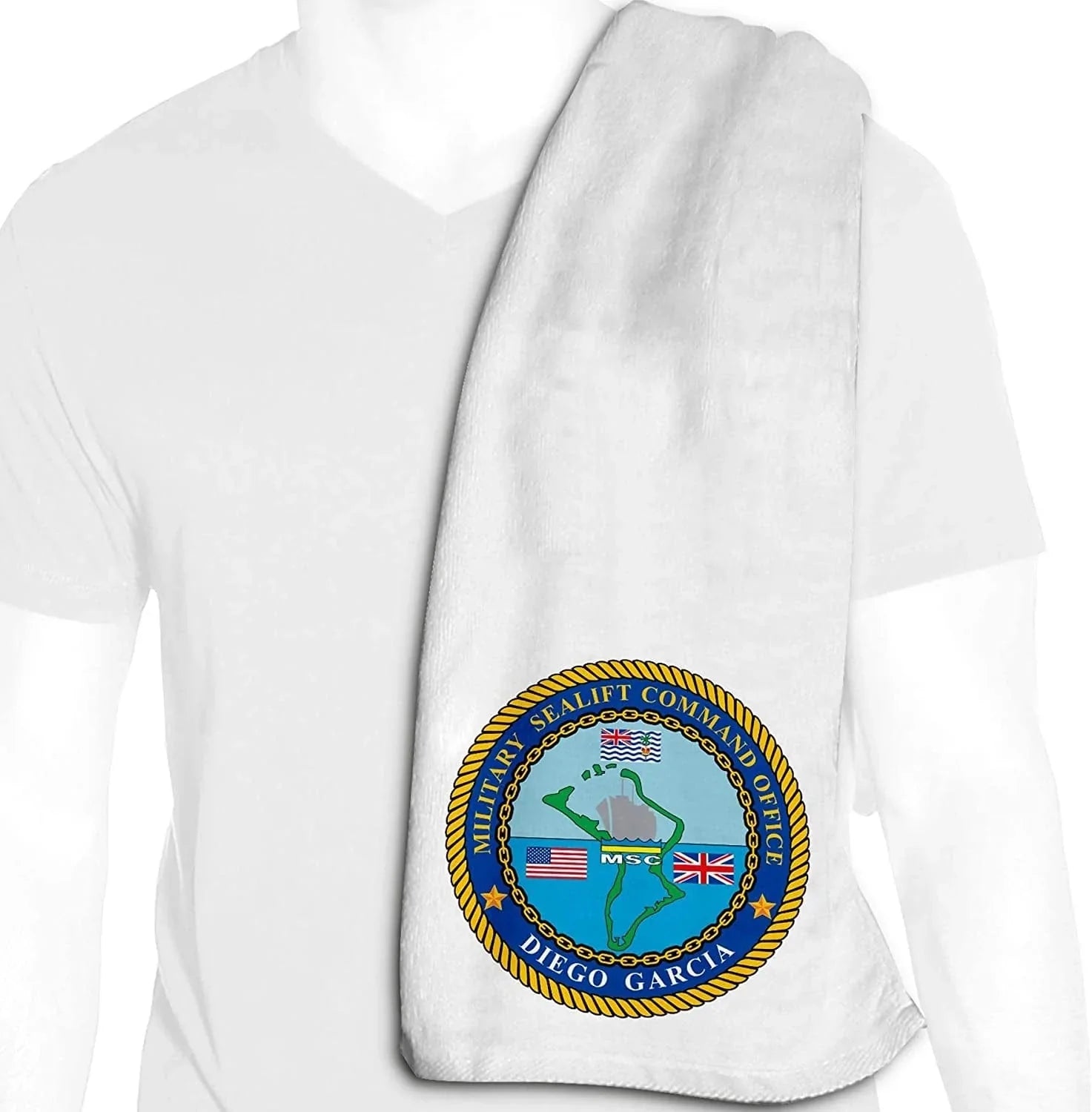 Expressitbest Microfiber Cooling Towel - 12In X 36In - US Navy Divisions - Many Options
