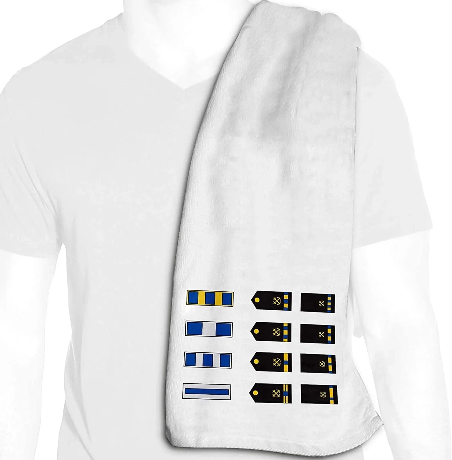 Expressitbest Microfiber Cooling Towel - 12In X 36In - US Navy Divisions - Many Options