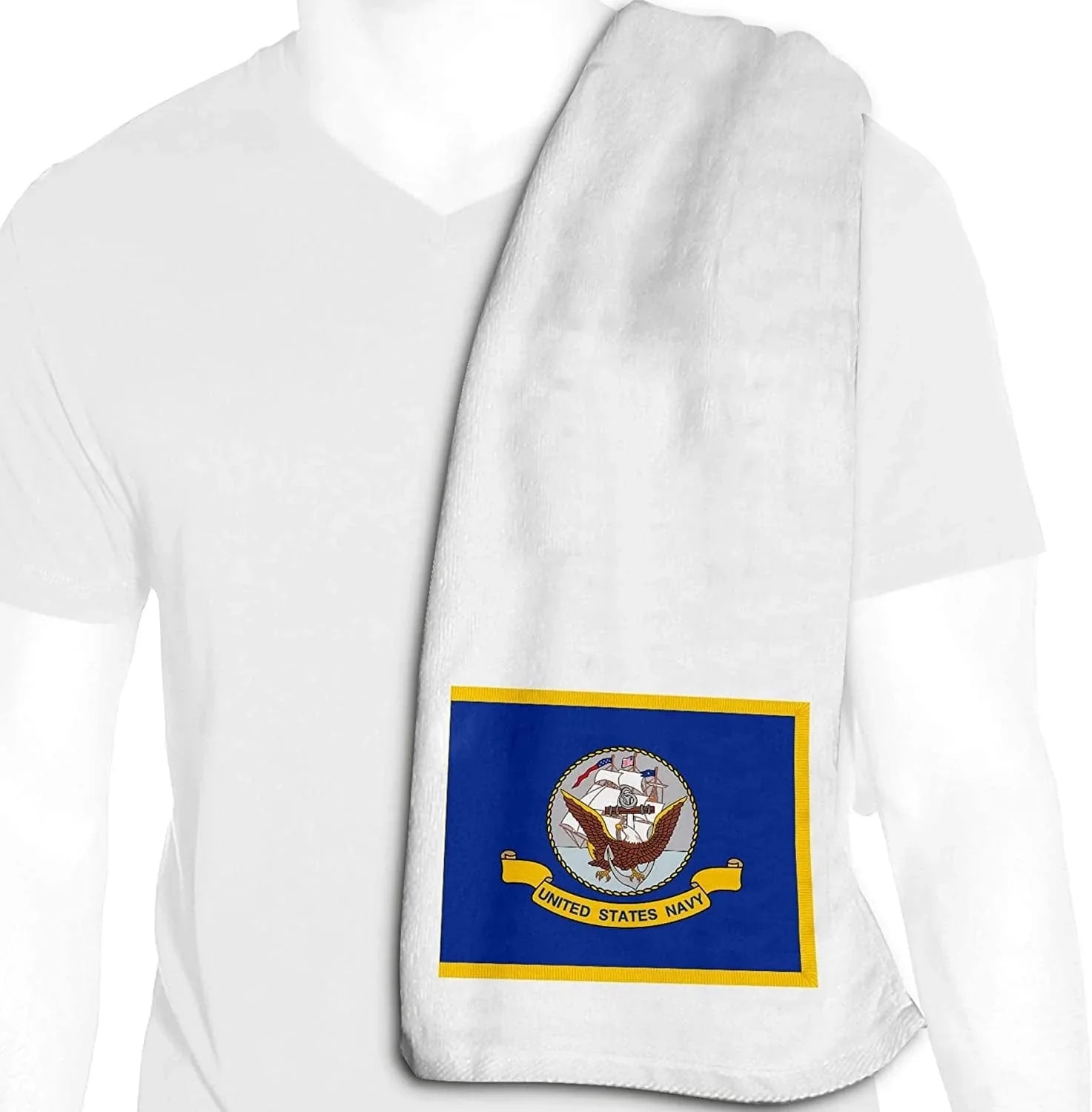 Expressitbest Microfiber Cooling Towel - 12In X 36In - US Navy Divisions - Many Options