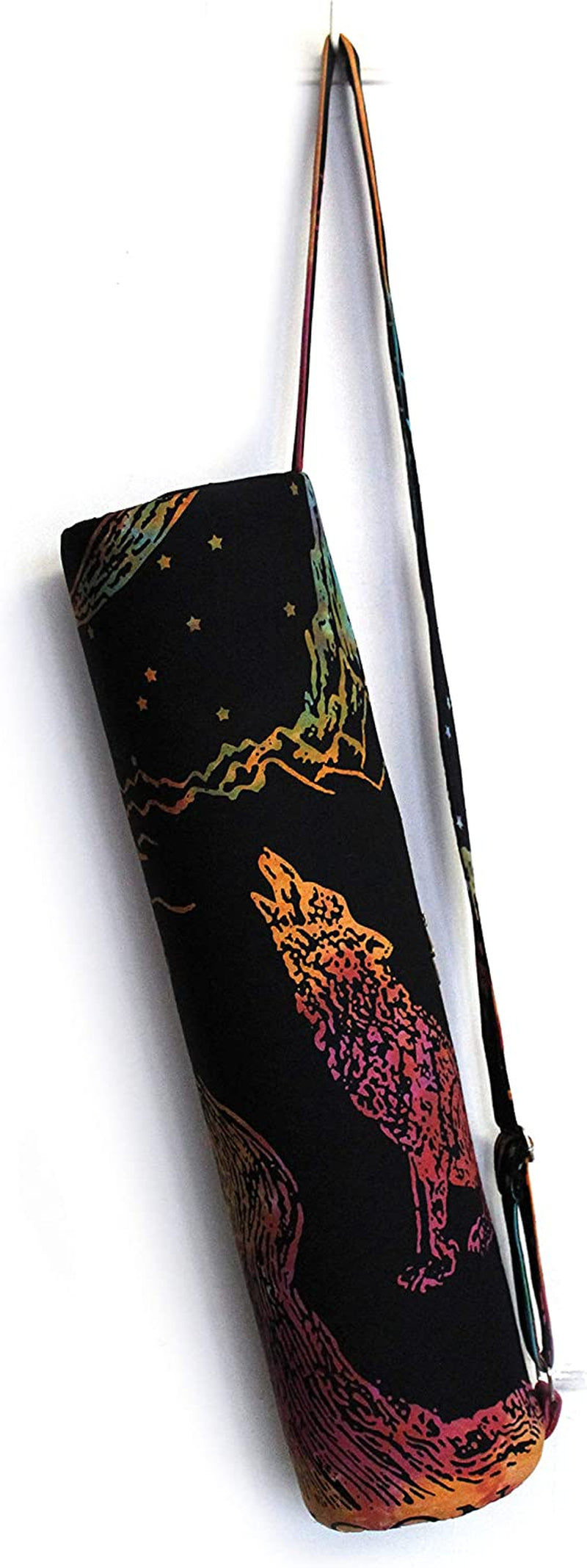 ICC Black Gold Mandala Full-Zip Exercise Yoga Mat Carry Bag Gym Beach Pilates Carrier Bags Hippie Mandala Indian Cotton Bag