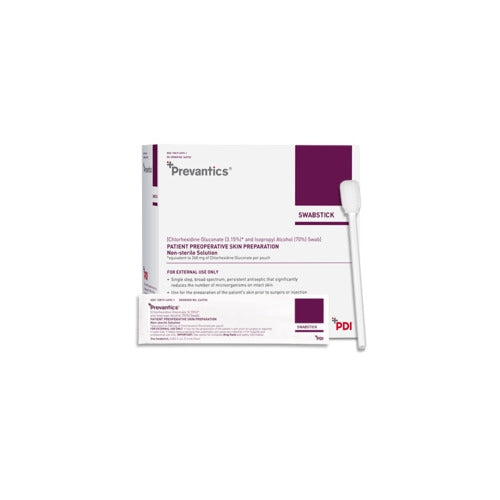 Prevantics Disposables Impregnated Swabstick Box of 50 39134214